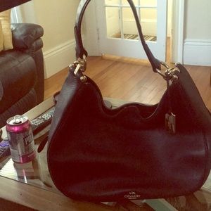 Coach bag - navy blue